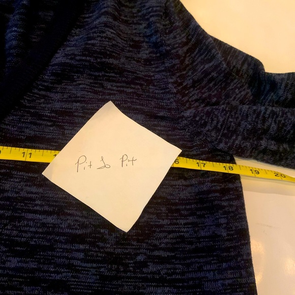 Express Cardigan Men's Small Blue Knit Button Up Classic Casual Preppy Grandpa - Picture 9 of 10